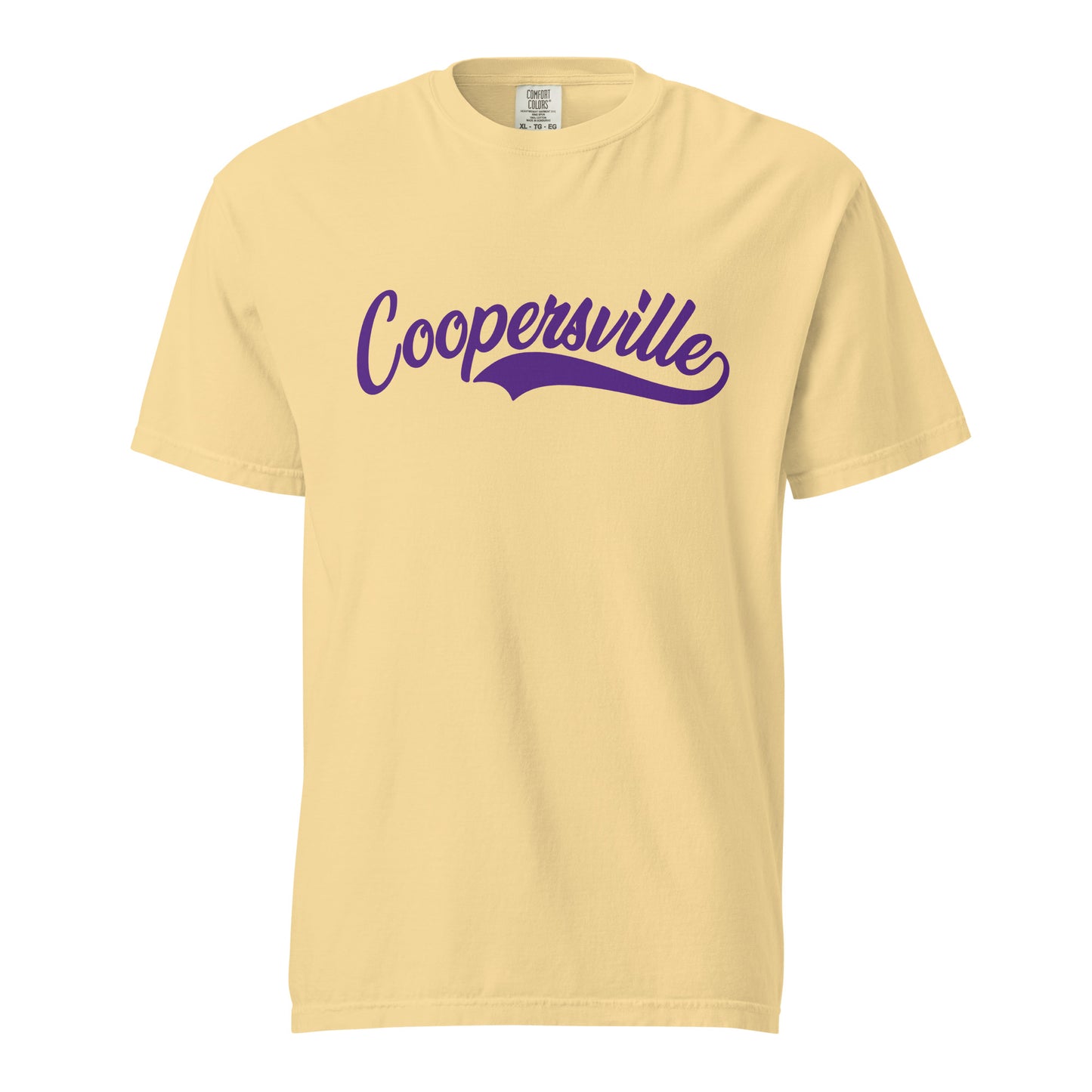 Coopersville LA Purple Heavyweight T-Shirt