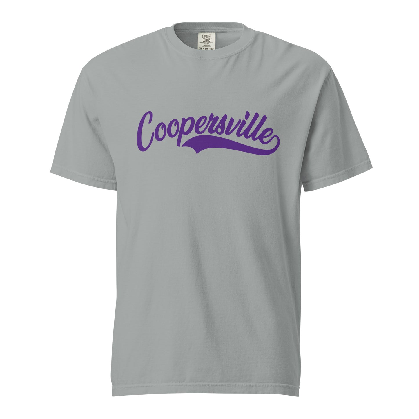 Coopersville LA Purple Heavyweight T-Shirt