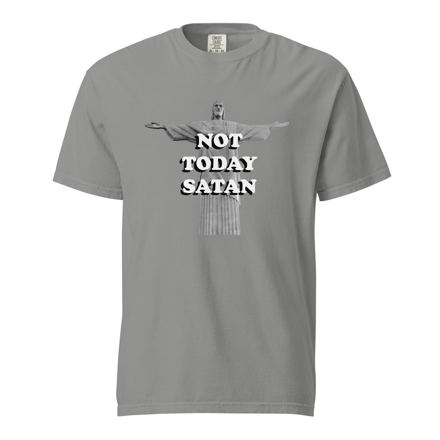 Not Today Satan Heavyweight T-Shirt