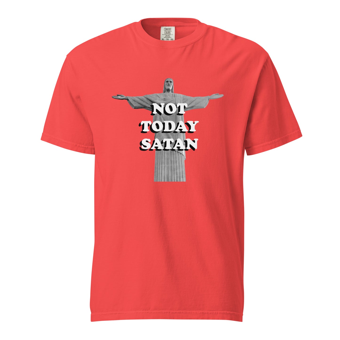 Not Today Satan Heavyweight T-Shirt
