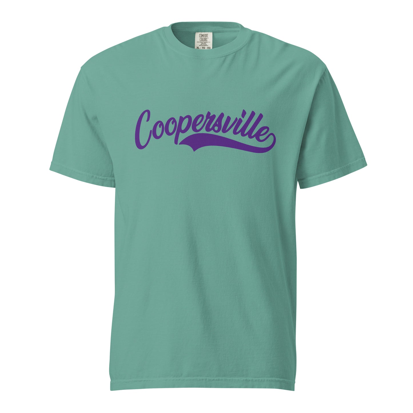 Coopersville LA Purple Heavyweight T-Shirt