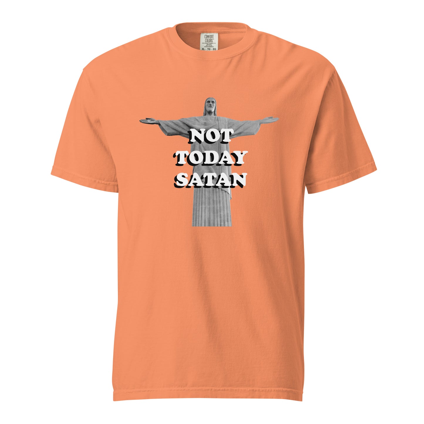Not Today Satan Heavyweight T-Shirt