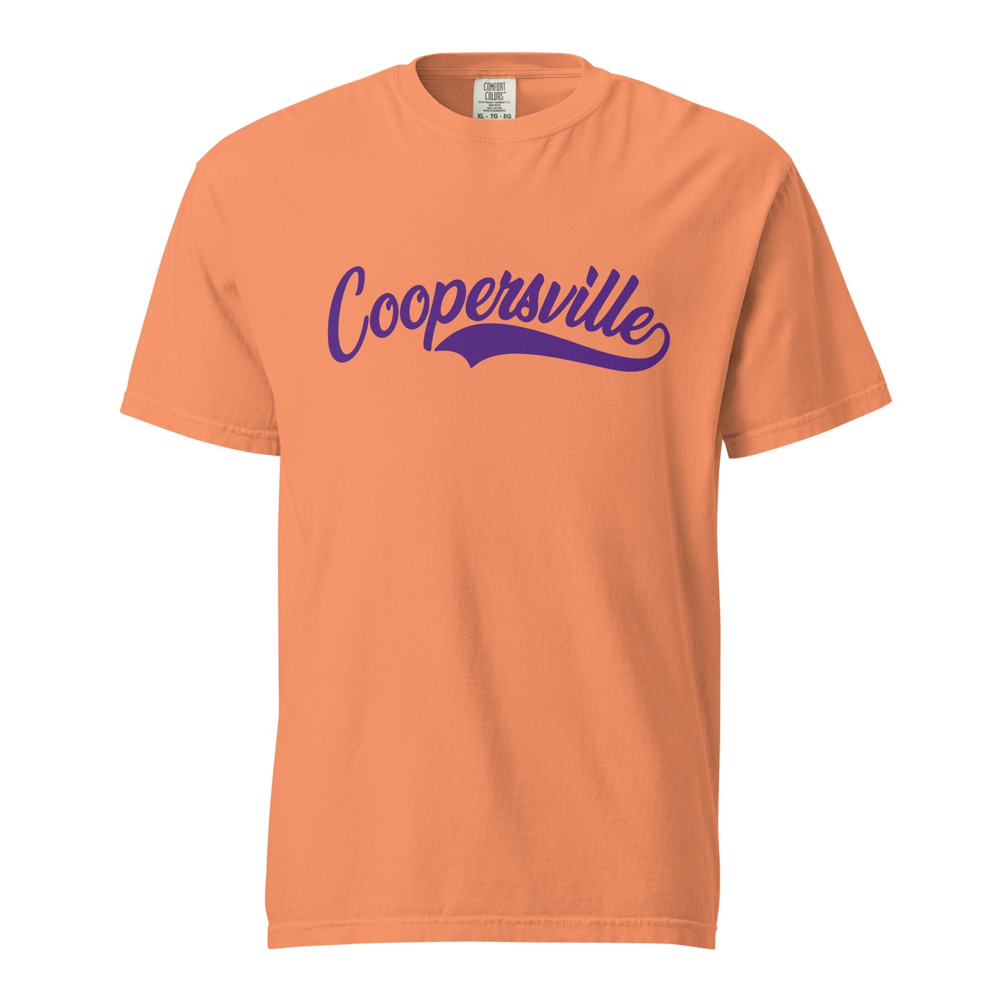 Coopersville LA Purple Heavyweight T-Shirt
