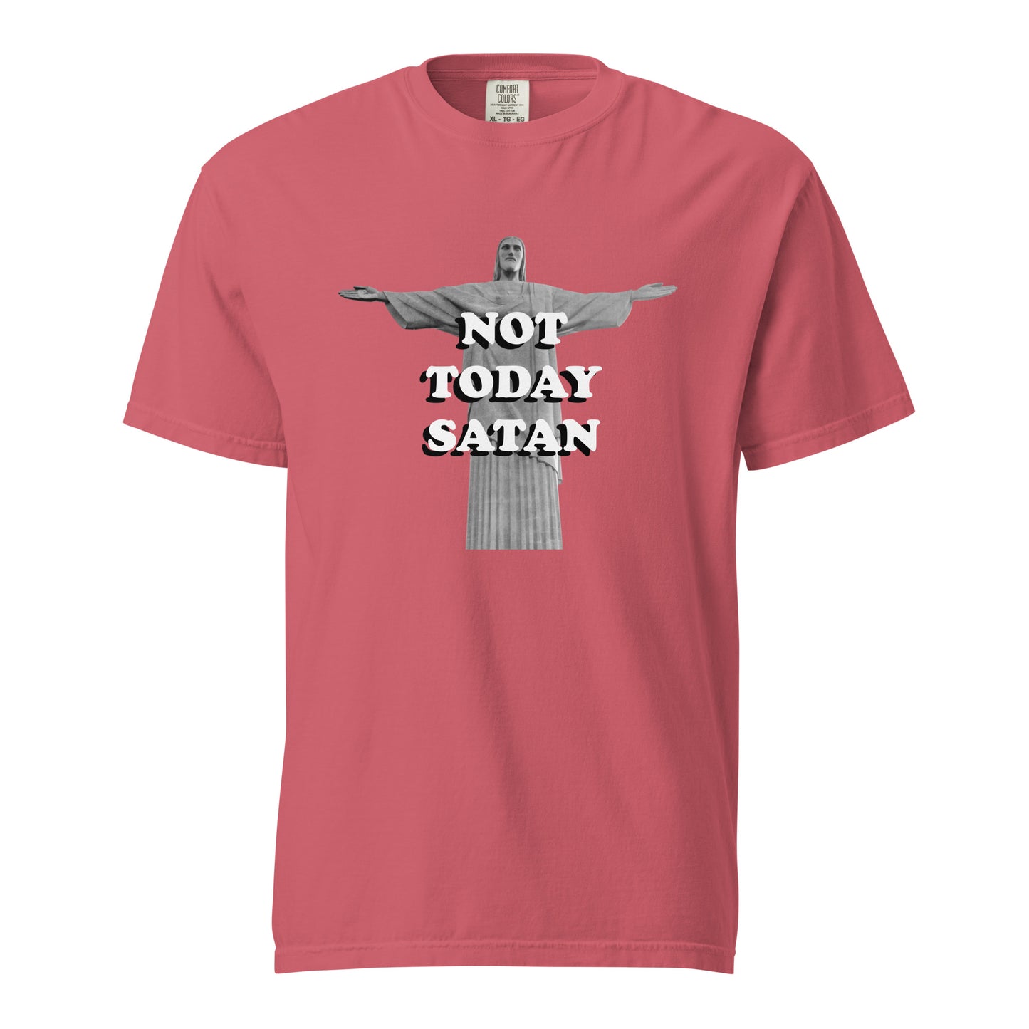 Not Today Satan Heavyweight T-Shirt
