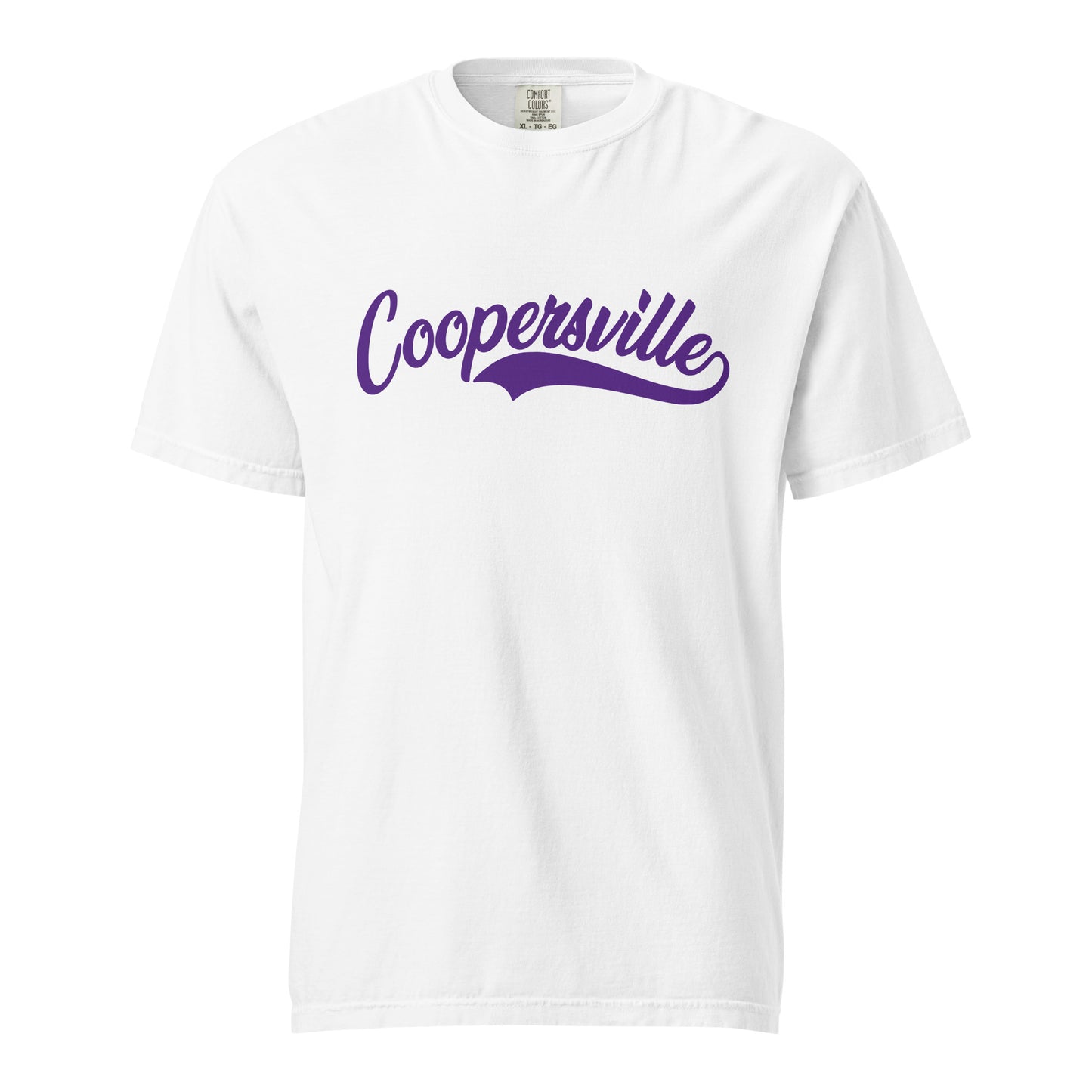 Coopersville LA Purple Heavyweight T-Shirt
