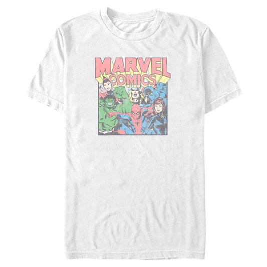Men's Marvel Comics Group Box T-Shirt