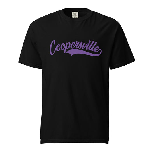 Coopersville LA Purple Heavyweight T-Shirt