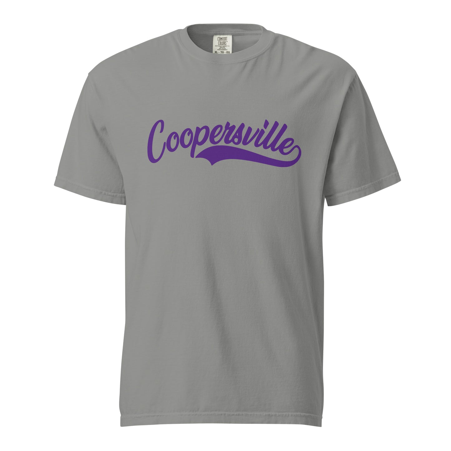 Coopersville LA Purple Heavyweight T-Shirt
