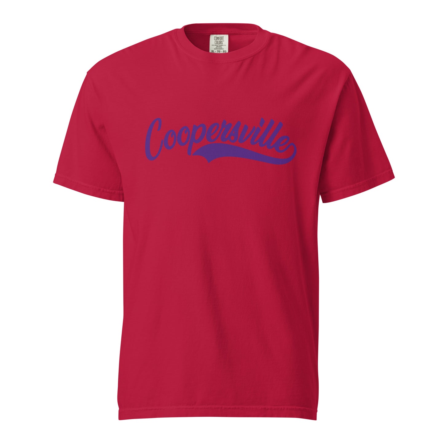 Coopersville LA Purple Heavyweight T-Shirt