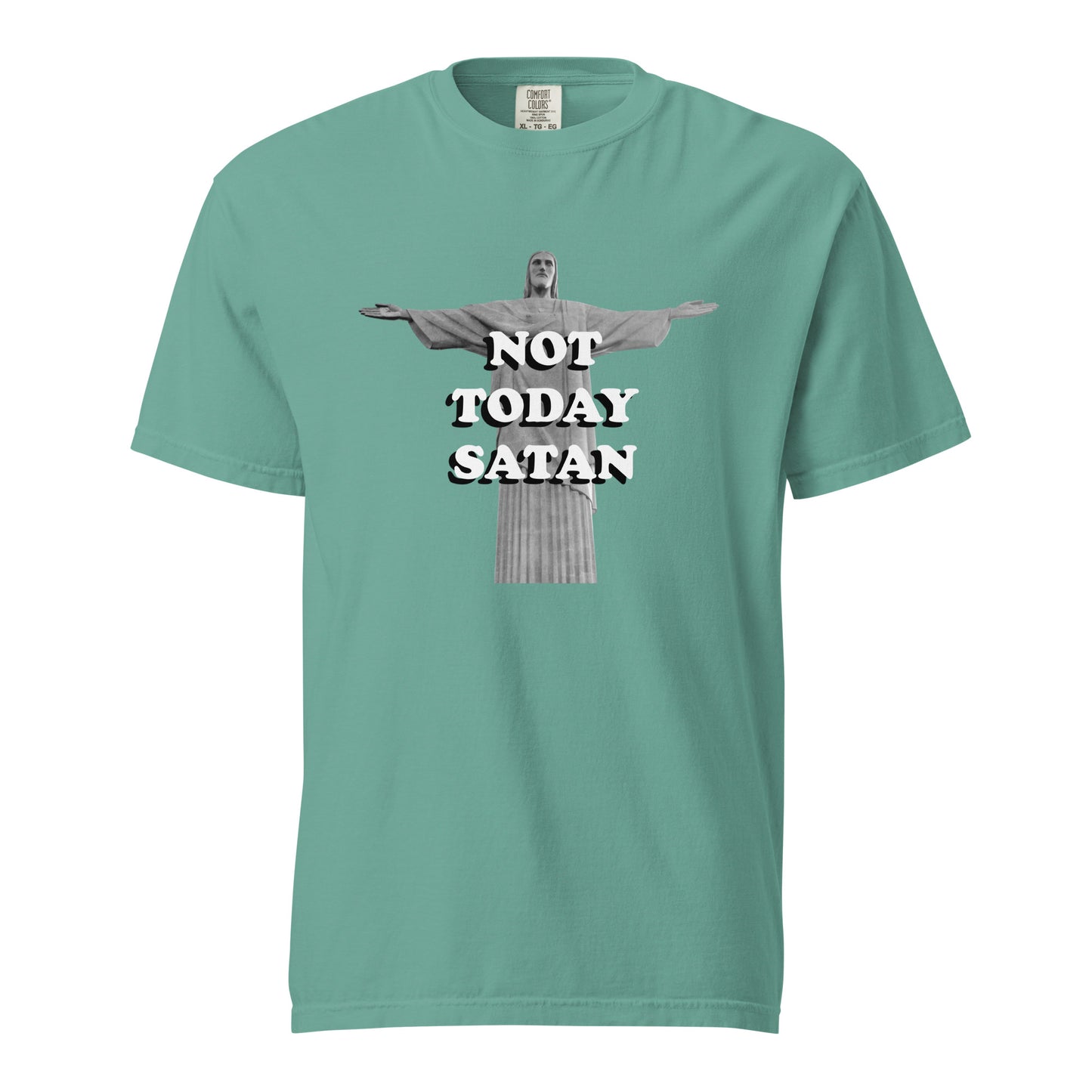 Not Today Satan Heavyweight T-Shirt