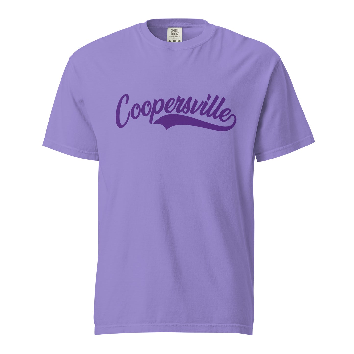 Coopersville LA Purple Heavyweight T-Shirt